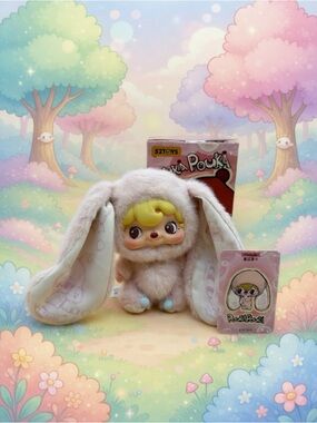 Pouka Pouka Plush Bunny Costume Figure - Pink